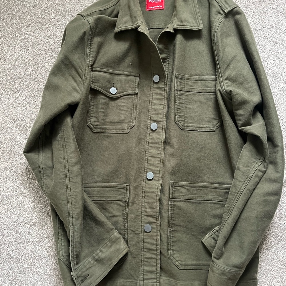 Men's Olive Green Chore Jacket
